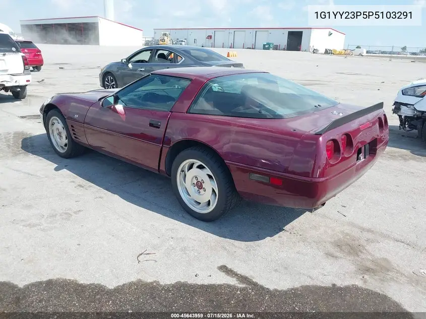 1993 Chevrolet Corvette VIN: 1G1YY23P5P5103291 Lot: 45643959