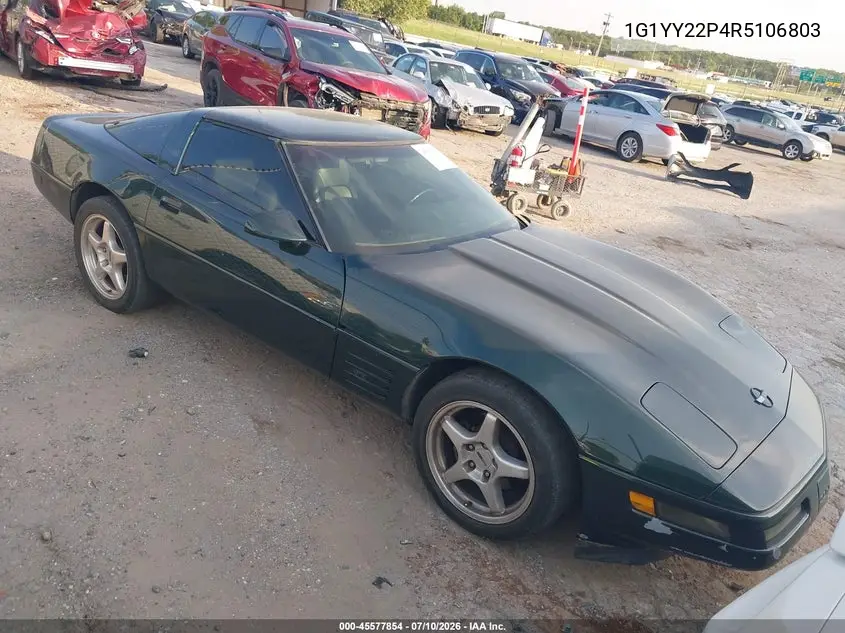 1994 Chevrolet Corvette VIN: 1G1YY22P4R5106803 Lot: 45577854