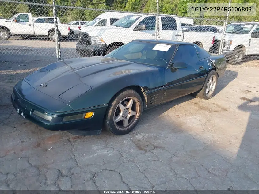 1994 Chevrolet Corvette VIN: 1G1YY22P4R5106803 Lot: 45577854