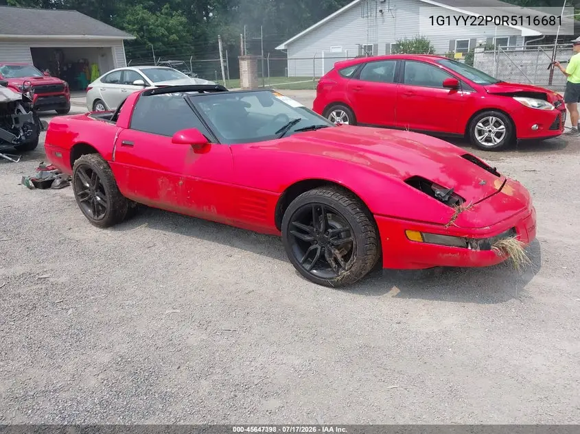 1994 Chevrolet Corvette VIN: 1G1YY22P0R5116681 Lot: 45647398