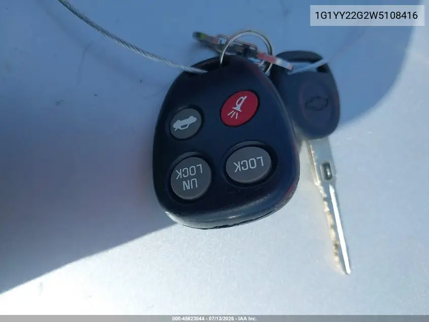 1998 Chevrolet Corvette VIN: 1G1YY22G2W5108416 Lot: 45623044