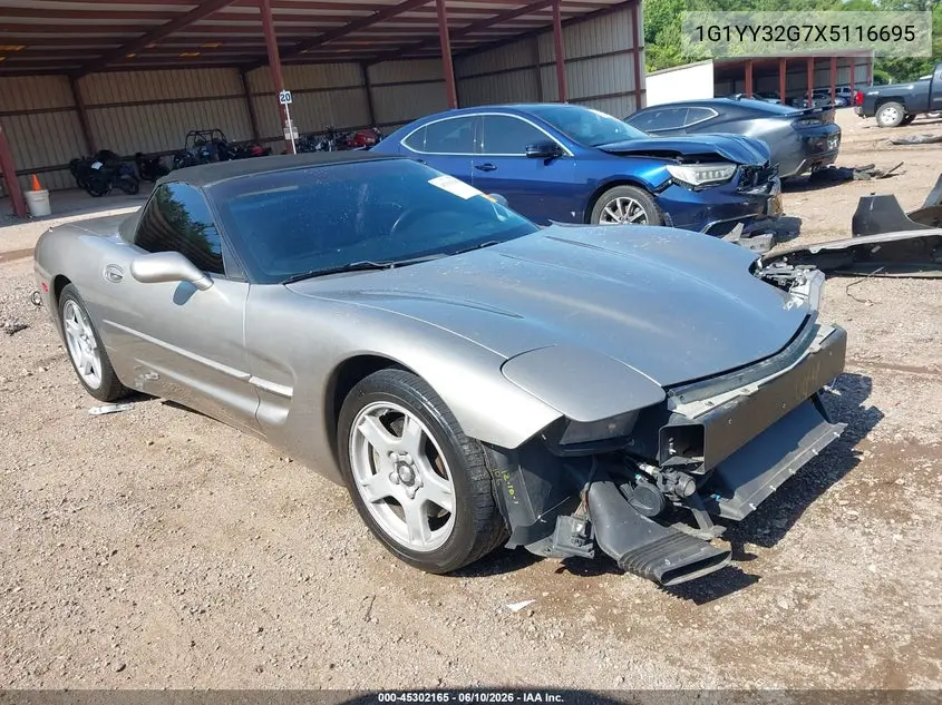 1999 Chevrolet Corvette VIN: 1G1YY32G7X5116695 Lot: 45302165