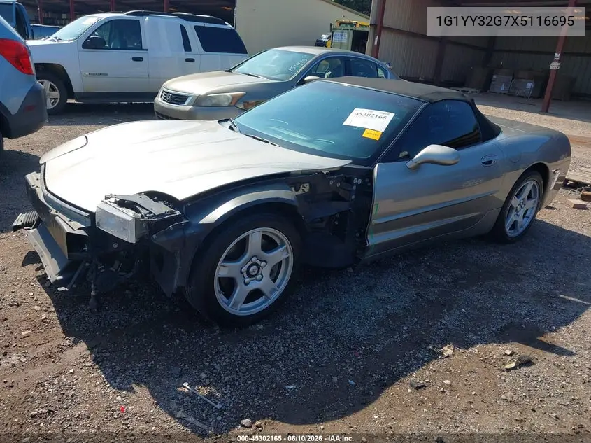 1999 Chevrolet Corvette VIN: 1G1YY32G7X5116695 Lot: 45302165