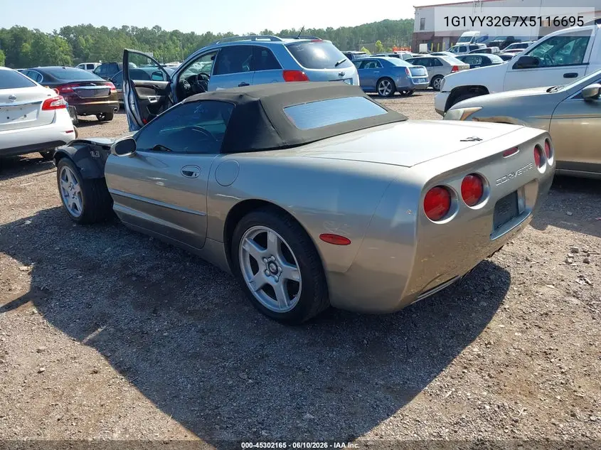 1999 Chevrolet Corvette VIN: 1G1YY32G7X5116695 Lot: 45302165