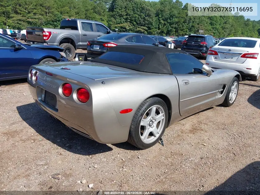 1999 Chevrolet Corvette VIN: 1G1YY32G7X5116695 Lot: 45302165