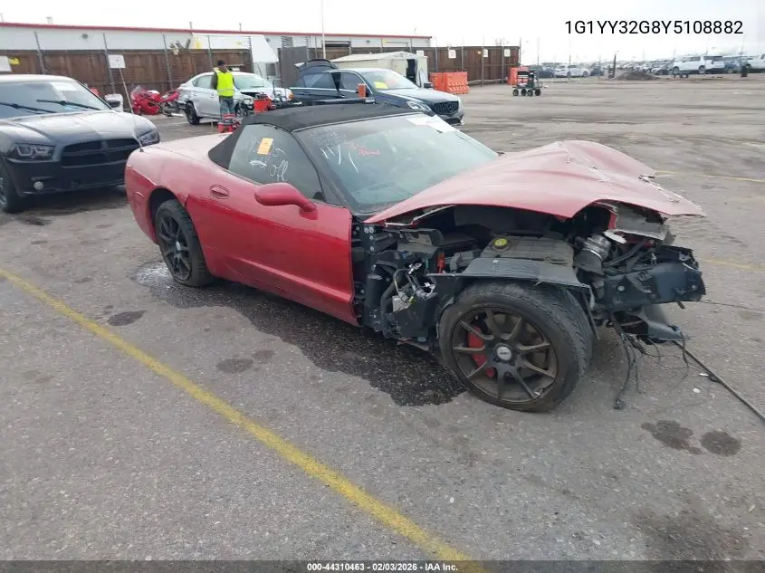2000 Chevrolet Corvette VIN: 1G1YY32G8Y5108882 Lot: 44310463