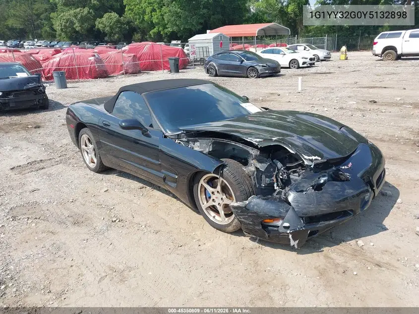 2000 Chevrolet Corvette VIN: 1G1YY32G0Y5132898 Lot: 45350809