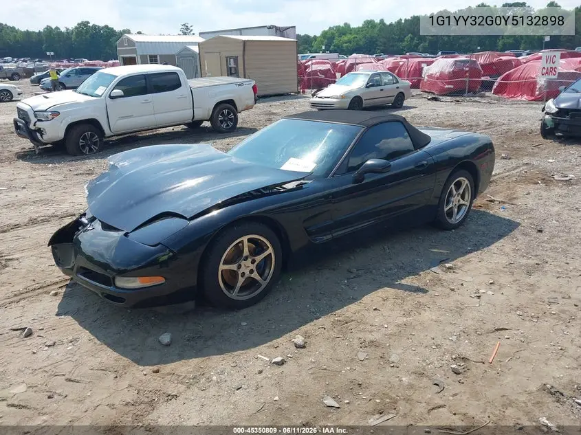 2000 Chevrolet Corvette VIN: 1G1YY32G0Y5132898 Lot: 45350809