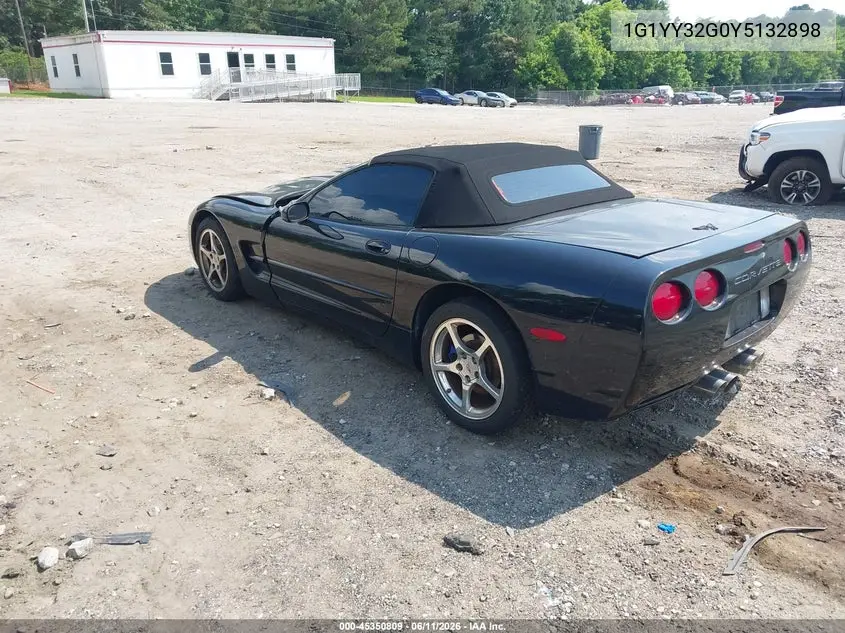 2000 Chevrolet Corvette VIN: 1G1YY32G0Y5132898 Lot: 45350809