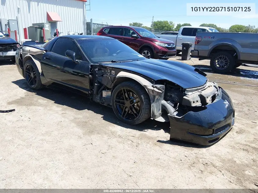 2001 Chevrolet Corvette VIN: 1G1YY22G715107125 Lot: 45366952