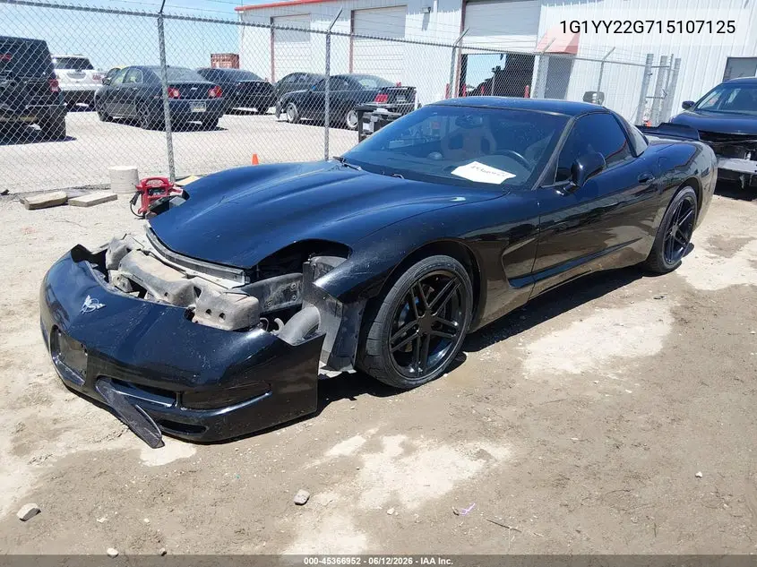 2001 Chevrolet Corvette VIN: 1G1YY22G715107125 Lot: 45366952