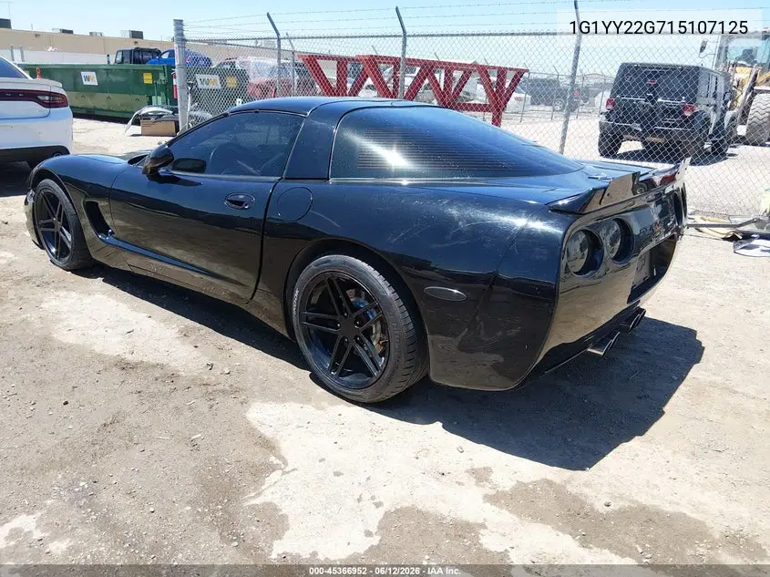 2001 Chevrolet Corvette VIN: 1G1YY22G715107125 Lot: 45366952