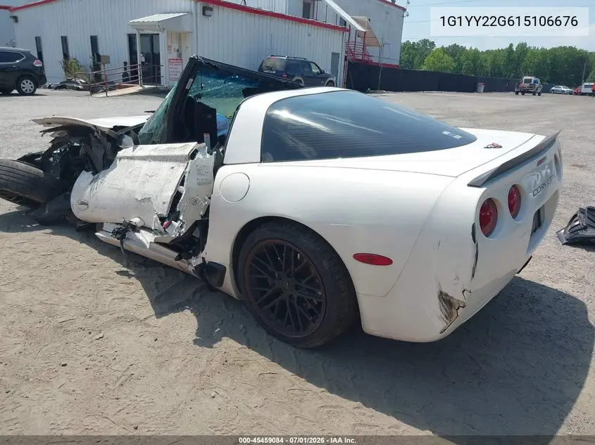2001 Chevrolet Corvette VIN: 1G1YY22G615106676 Lot: 45459084