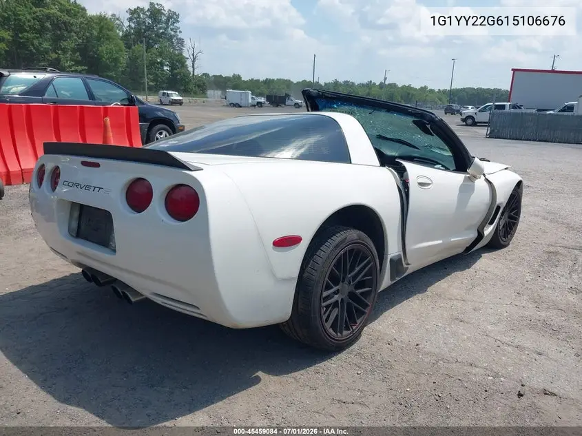 2001 Chevrolet Corvette VIN: 1G1YY22G615106676 Lot: 45459084