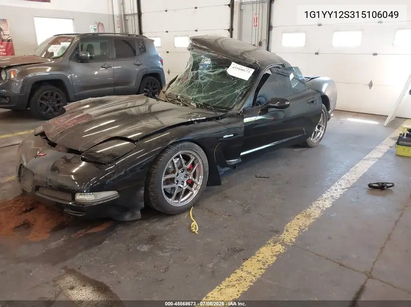 2001 Chevrolet Corvette Z06 VIN: 1G1YY12S315106049 Lot: 45568673