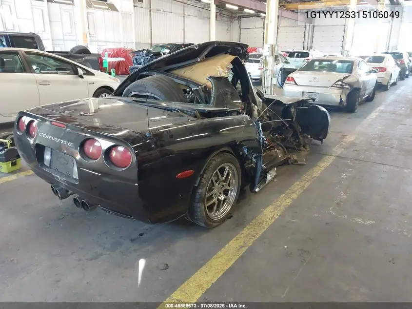 2001 Chevrolet Corvette Z06 VIN: 1G1YY12S315106049 Lot: 45568673