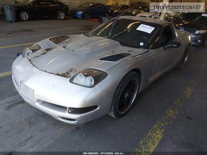 2001 Chevrolet Corvette Z06 Hardtop VIN: 1G1YY12S215126177 Lot: 45625351
