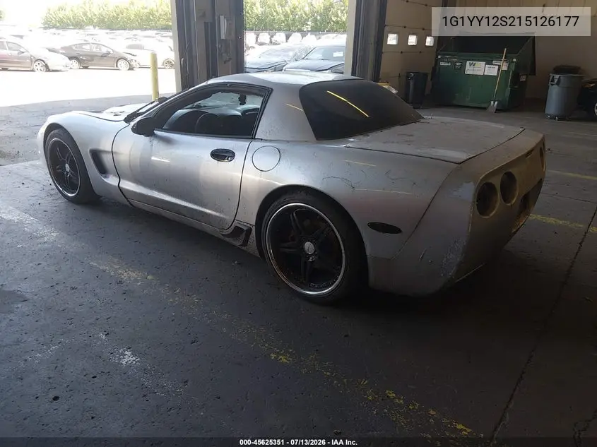 2001 Chevrolet Corvette Z06 Hardtop VIN: 1G1YY12S215126177 Lot: 45625351