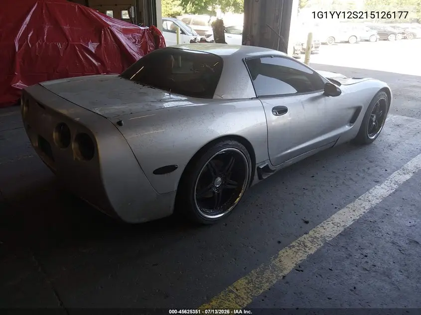 2001 Chevrolet Corvette Z06 Hardtop VIN: 1G1YY12S215126177 Lot: 45625351