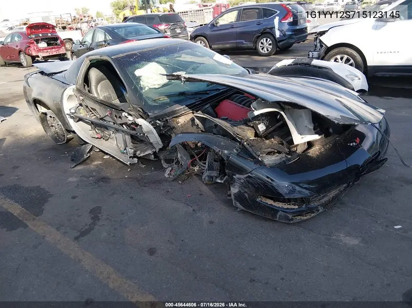 2001 Chevrolet Corvette Z06 Hardtop VIN: 1G1YY12S715123145 Lot: 45644606