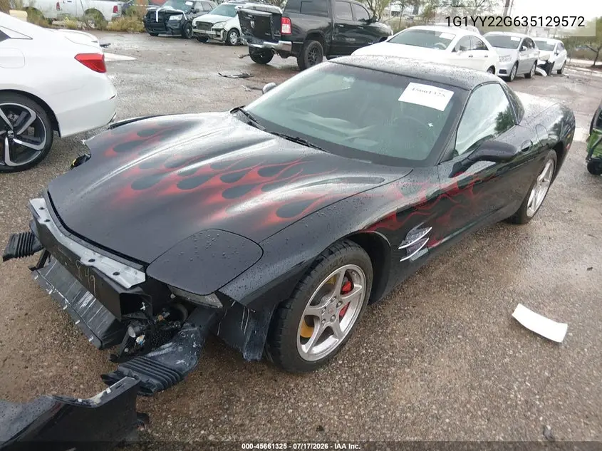 2003 Chevrolet Corvette VIN: 1G1YY22G635129572 Lot: 45661325