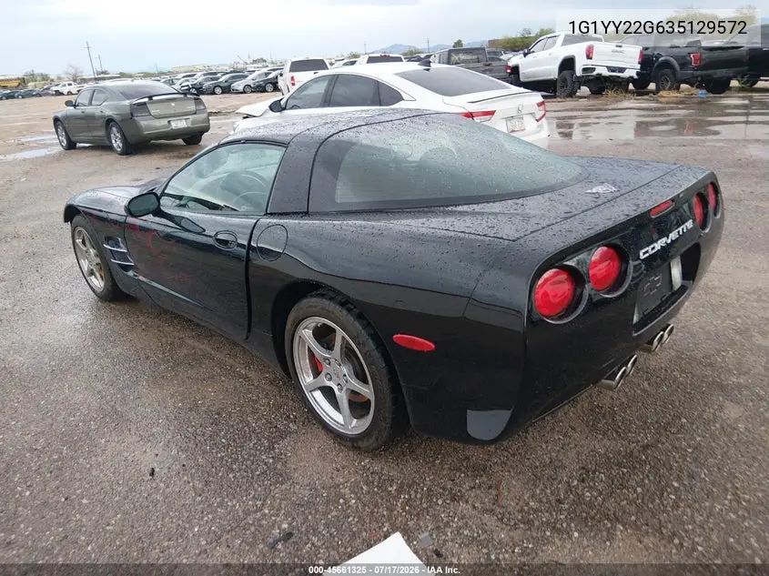 2003 Chevrolet Corvette VIN: 1G1YY22G635129572 Lot: 45661325