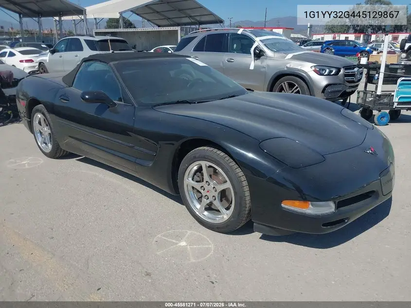 2004 Chevrolet Corvette VIN: 1G1YY32G445129867 Lot: 45581271