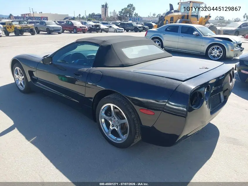 2004 Chevrolet Corvette VIN: 1G1YY32G445129867 Lot: 45581271