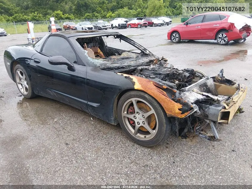 2004 Chevrolet Corvette VIN: 1G1YY22G045107682 Lot: 45611500