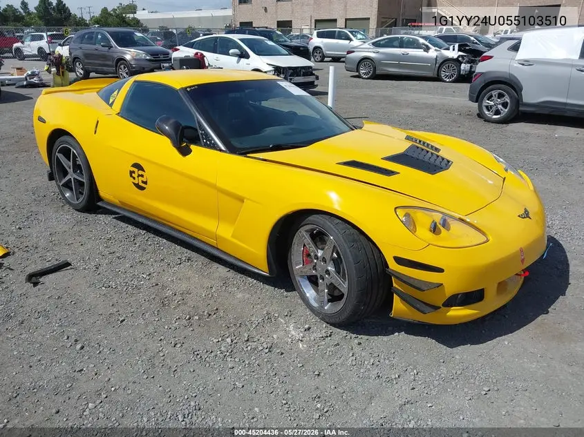 2005 Chevrolet Corvette VIN: 1G1YY24U055103510 Lot: 45204436