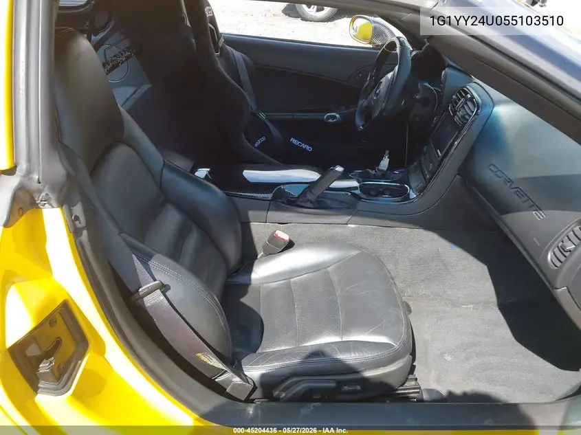 2005 Chevrolet Corvette VIN: 1G1YY24U055103510 Lot: 45204436