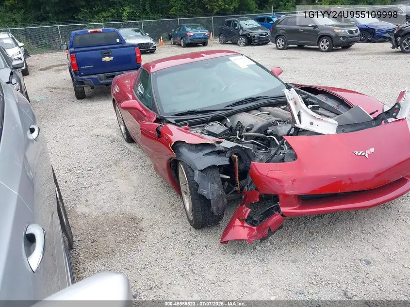 2005 Chevrolet Corvette VIN: 1G1YY24U955109998 Lot: 45555523