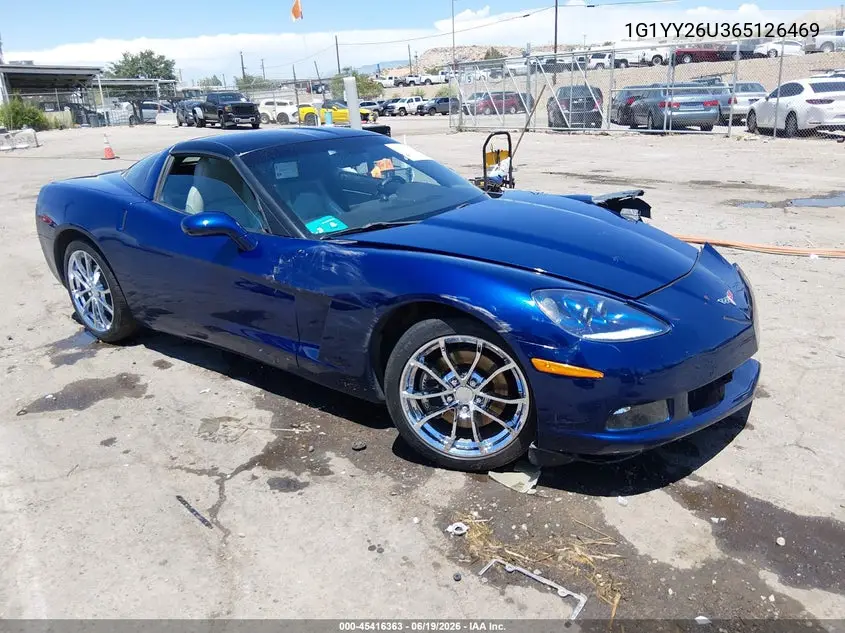 2006 Chevrolet Corvette VIN: 1G1YY26U365126469 Lot: 45416363