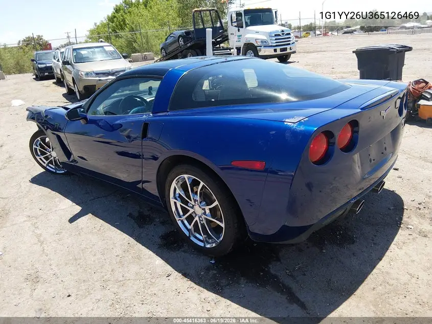 2006 Chevrolet Corvette VIN: 1G1YY26U365126469 Lot: 45416363