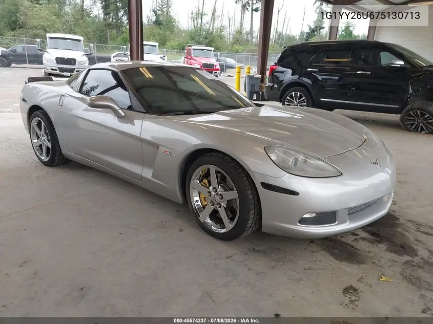2007 Chevrolet Corvette VIN: 1G1YY26U675130713 Lot: 45574237