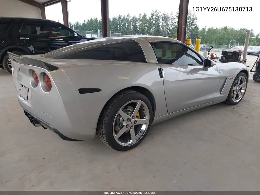 2007 Chevrolet Corvette VIN: 1G1YY26U675130713 Lot: 45574237