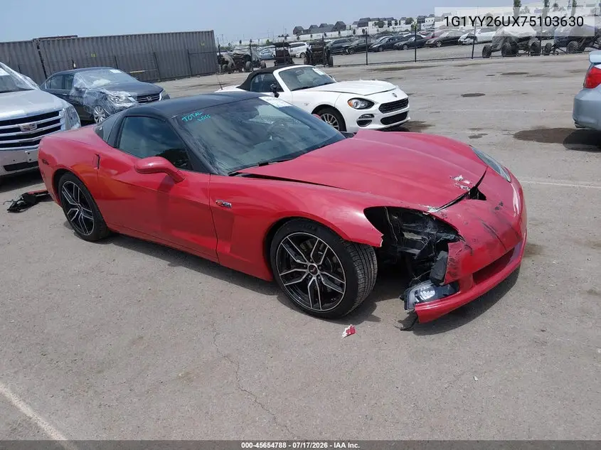 2007 Chevrolet Corvette VIN: 1G1YY26UX75103630 Lot: 45654788
