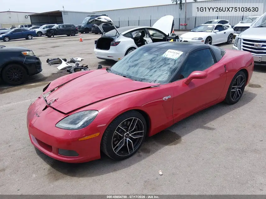 2007 Chevrolet Corvette VIN: 1G1YY26UX75103630 Lot: 45654788