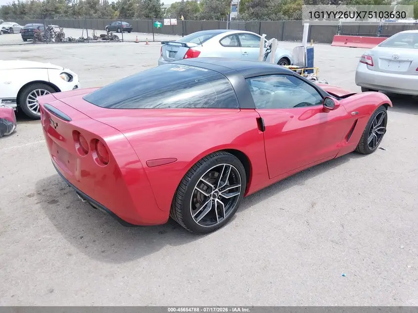 2007 Chevrolet Corvette VIN: 1G1YY26UX75103630 Lot: 45654788