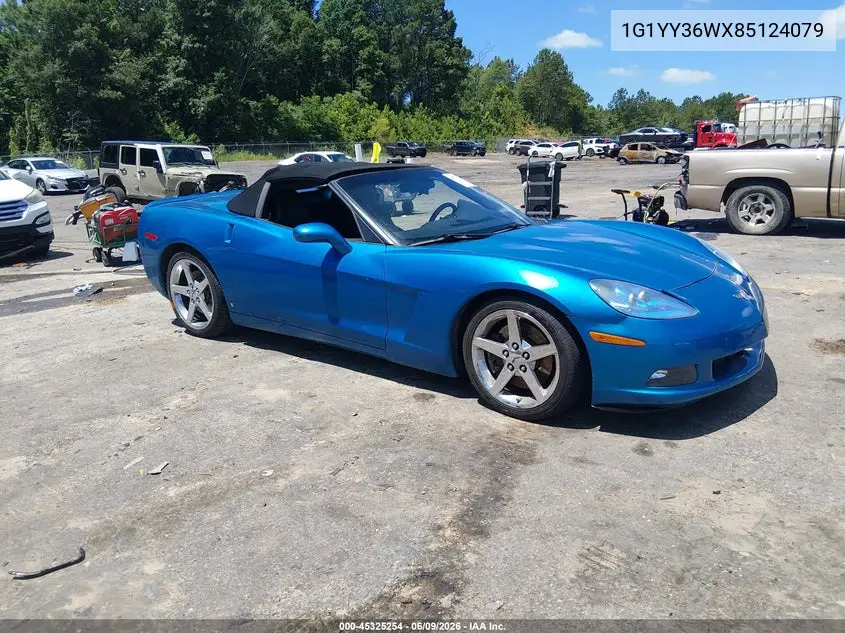 2008 Chevrolet Corvette VIN: 1G1YY36WX85124079 Lot: 45325254
