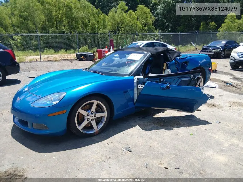 2008 Chevrolet Corvette VIN: 1G1YY36WX85124079 Lot: 45325254