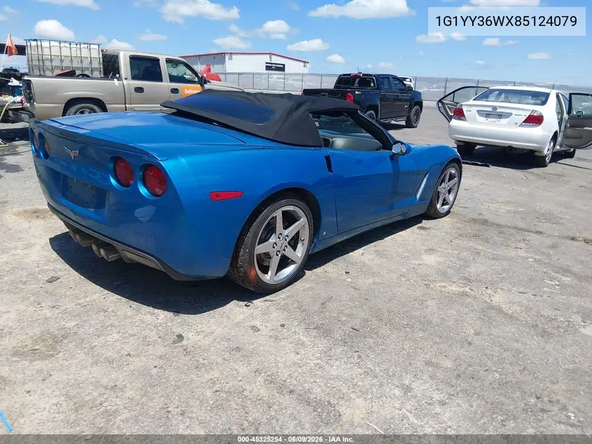 2008 Chevrolet Corvette VIN: 1G1YY36WX85124079 Lot: 45325254