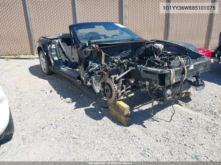 2008 Chevrolet Corvette VIN: 1G1YY36W885101075 Lot: 45543255