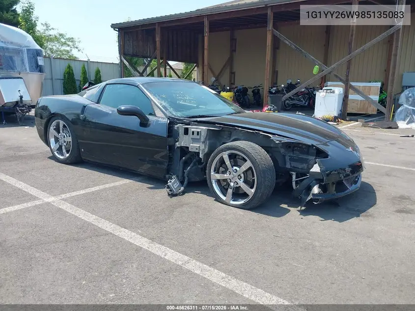 2008 Chevrolet Corvette VIN: 1G1YY26W985135083 Lot: 45626311