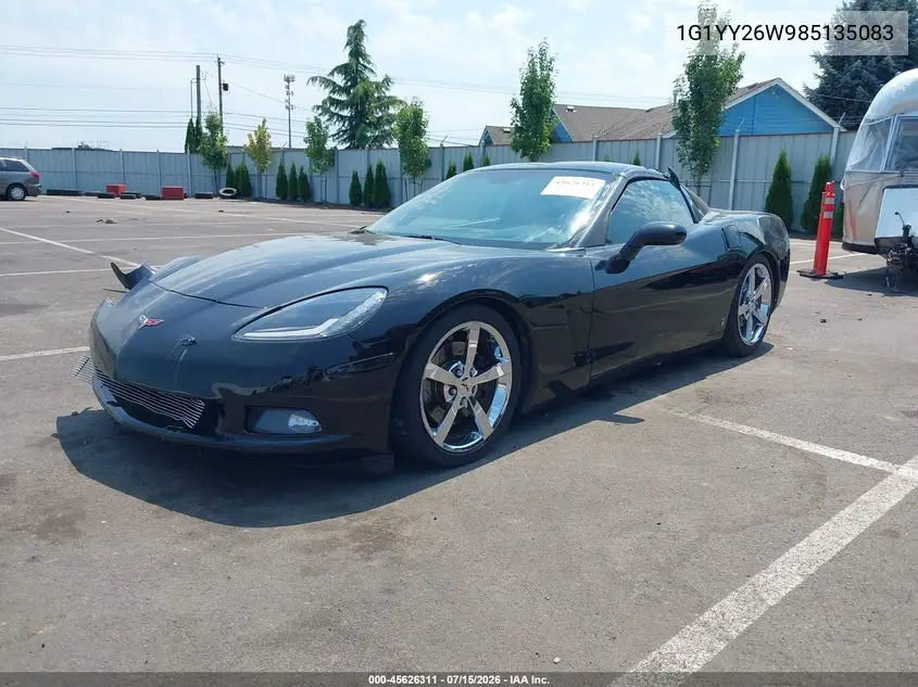 2008 Chevrolet Corvette VIN: 1G1YY26W985135083 Lot: 45626311
