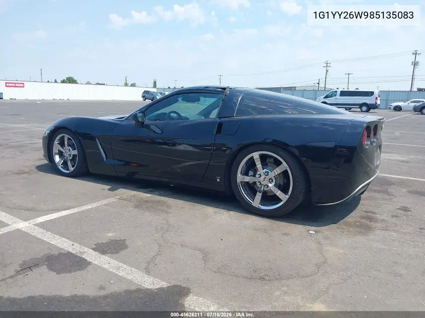 2008 Chevrolet Corvette VIN: 1G1YY26W985135083 Lot: 45626311