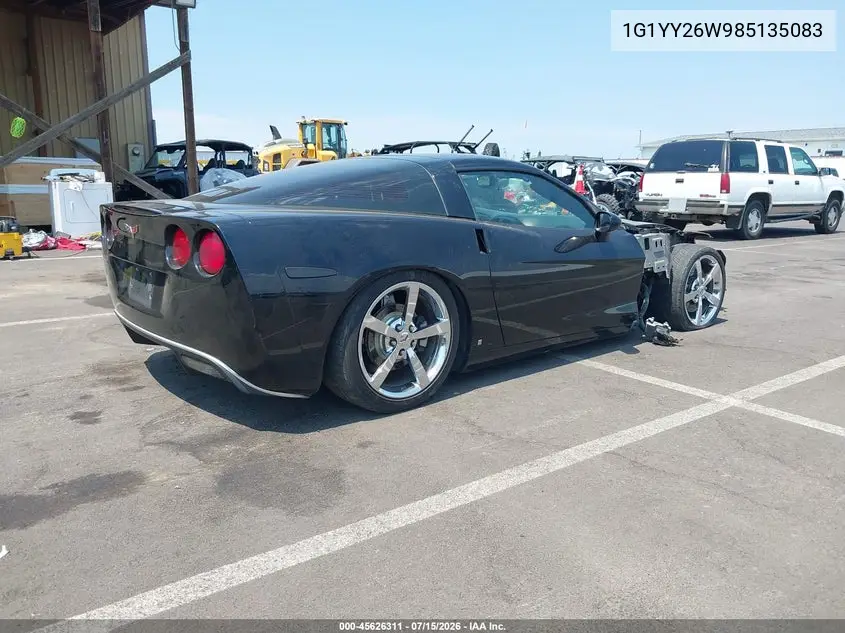 2008 Chevrolet Corvette VIN: 1G1YY26W985135083 Lot: 45626311