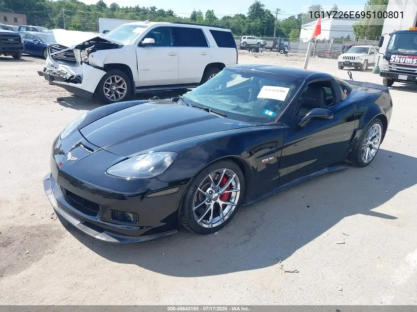 2009 Chevrolet Corvette Z06 Hardtop VIN: 1G1YZ26E695100801 Lot: 45643180