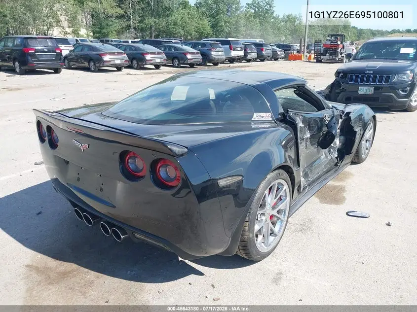 2009 Chevrolet Corvette Z06 Hardtop VIN: 1G1YZ26E695100801 Lot: 45643180