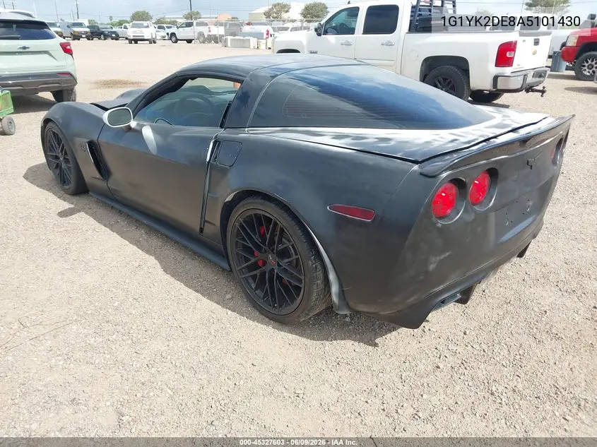 2010 Chevrolet Corvette Z06 Hardtop VIN: 1G1YK2DE8A5101430 Lot: 45327603